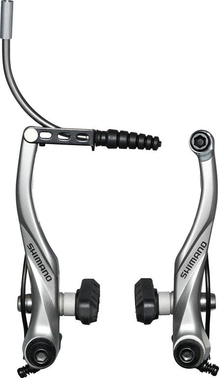 Shimano BR-T4000 RA V-Bremse, silber, mit Kabelführung