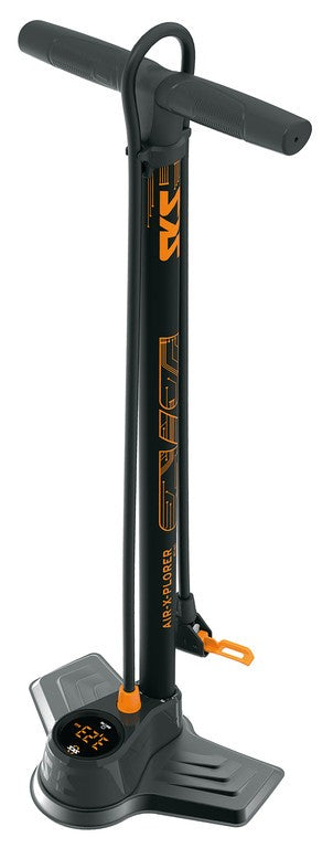 Standpumpe SKS Air-X-Plorer Digi 10.0 VD/VP/VS, 710mm, nr/orange, digitaler Tamper.