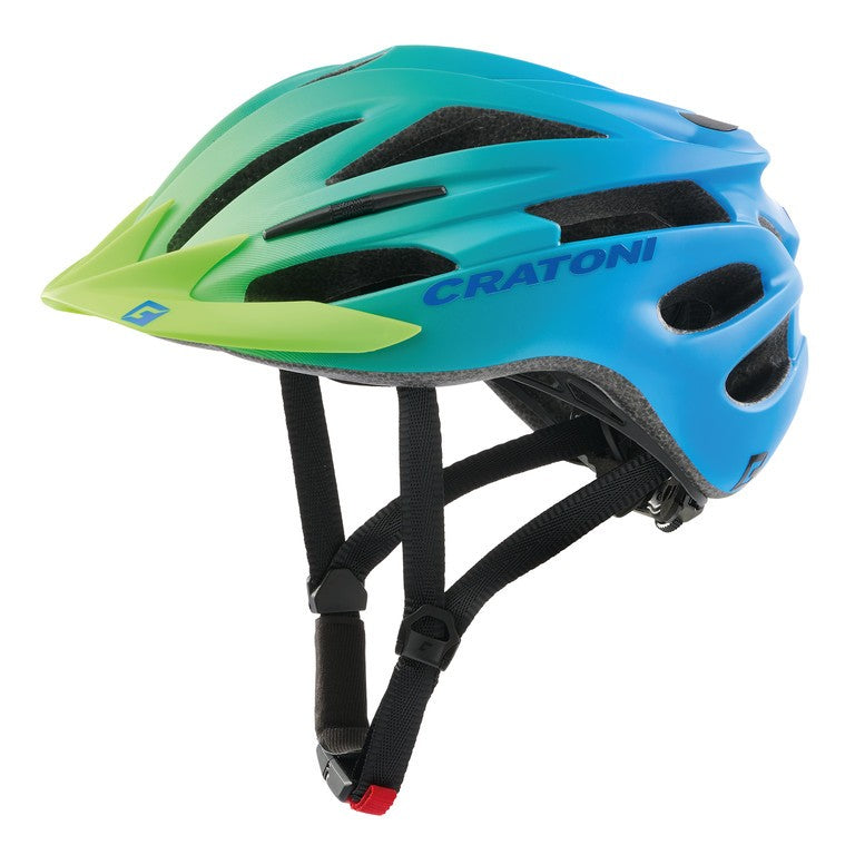 Casco bici Cratoni Pacer Jr. t. XS/S (50-55cm) verde/blu opaco