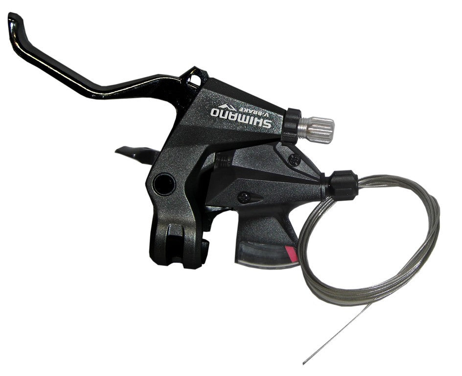 Leva C+F Shimano Altus ST-M310 a 2 dita 3v,sx,V-Brake,1800mm,nero