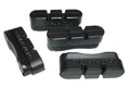 Set gomma freni Record Delta nero, set=4 pezzi, R1134741