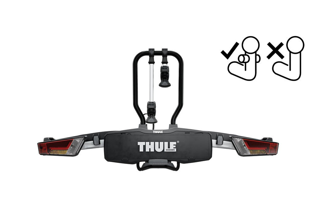 Thule EasyFold XT966 FIX4BIKE Anhängerkupplungsträger für 3 Fahrräder