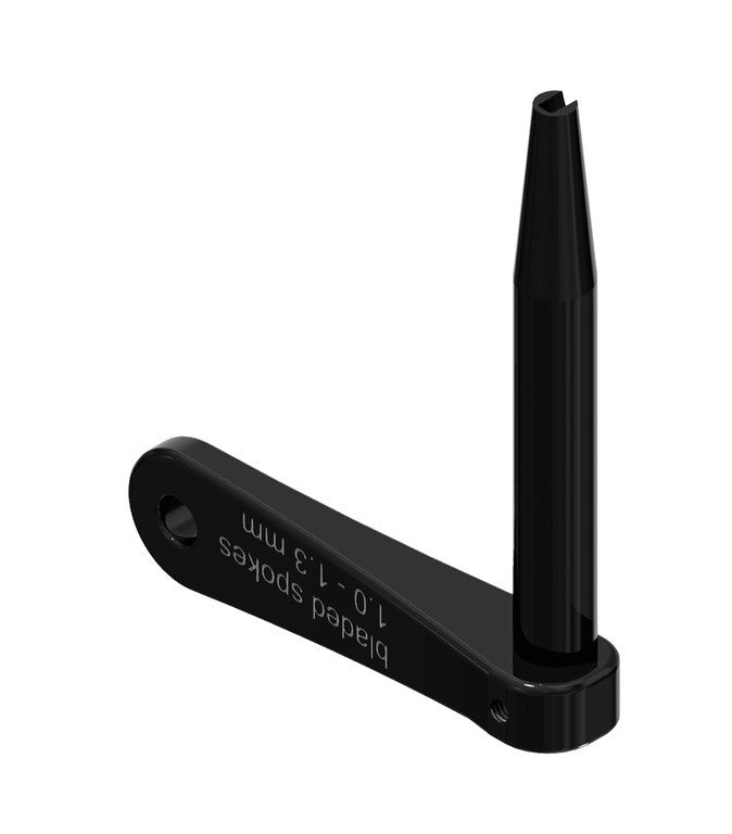 Supporto raggi DT Swiss bladed nero, 1,0-1,3mm