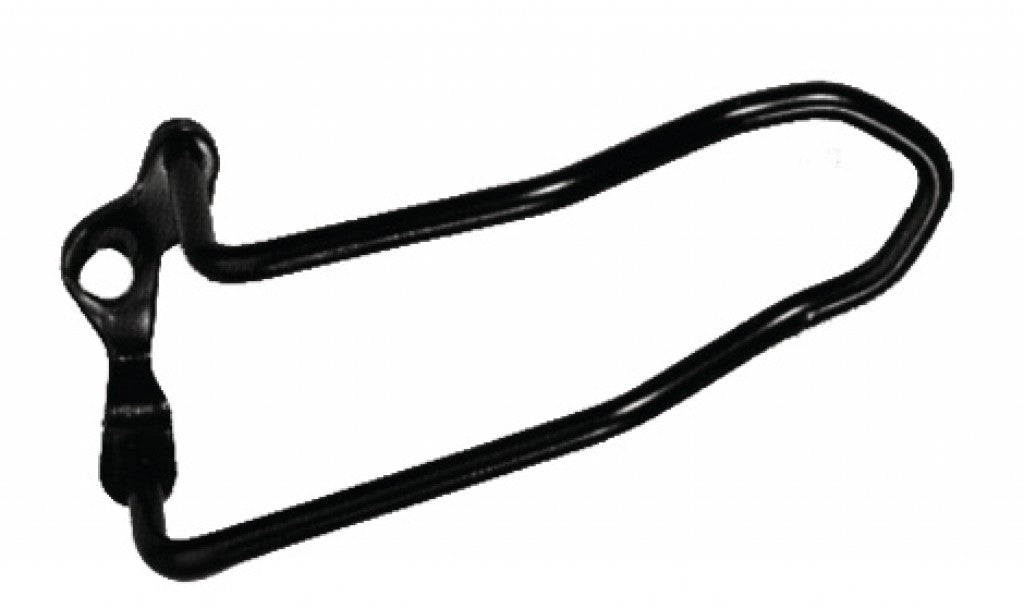 Arco protector para poste der. versión larga negra