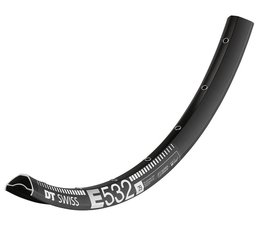Llanta DT Swiss E 532 de 29", negra, 28 agujeros, 622-30, LV 6,5 mm