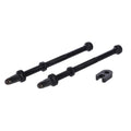 Valvola Tubeless Schwalbe VP 100mm, nero, alluminio, 2 pezzi