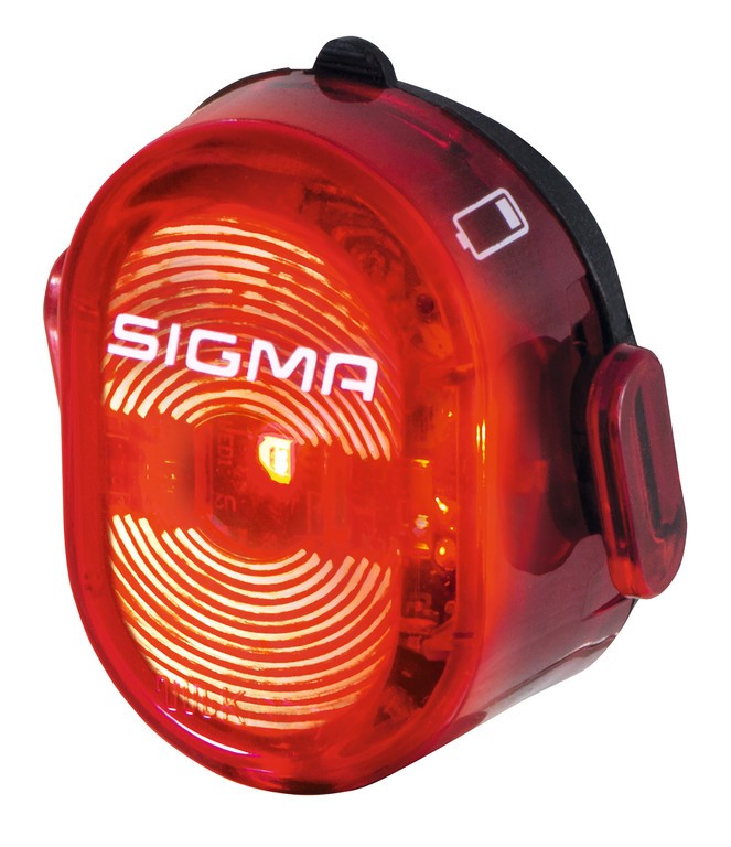 Luz trasera LED a batería Sigma Nugget II negra