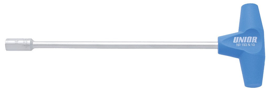Llave de tubo con mango en T Unior para tornillos Allen de 10 mm, 193 N