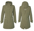 Parka antipioggia Basil Mosse olive green, t. M, donna
