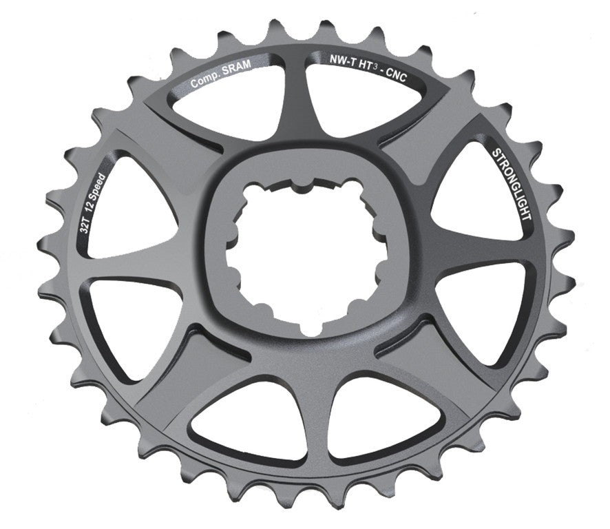 Corona Stronglight MTB Sram 1x12 direct mount 30Z 6mm offset grigio HT³