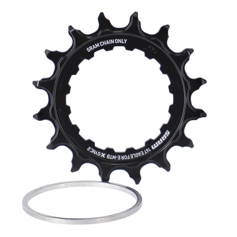 Corona Sram X-Sync2 Eagle 12-vel. 16 d.,nero,acciaio DM, per Bosch
