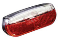 Luce post. LED a batteria TRELOCK LS 812 Trio Flat, fissaggio al portapacchi