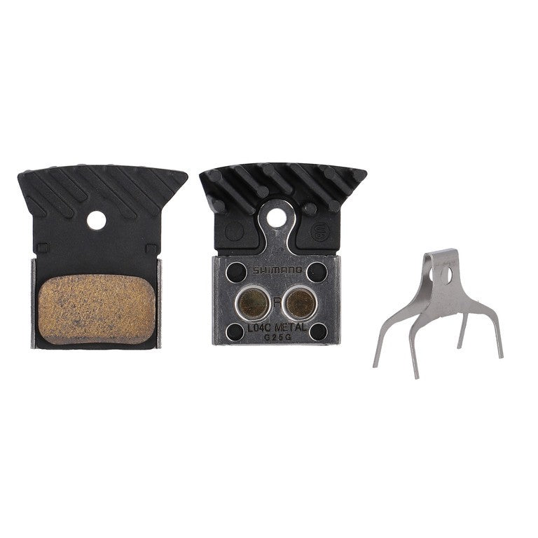 Pastillas de freno de disco sinterizadas Shimano L04C (1 juego) para BRR9170/805/505/405