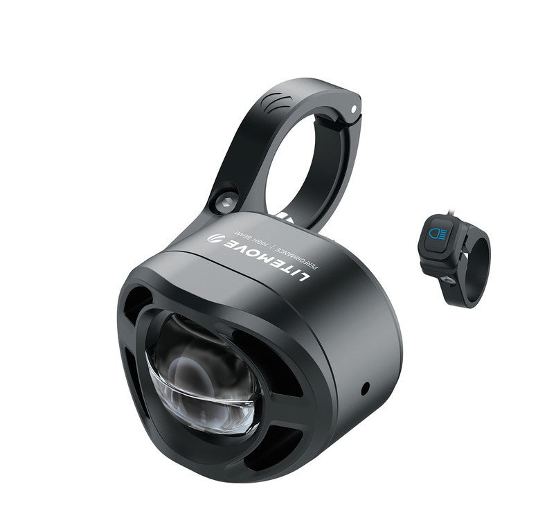 LITEMOVE AEW-230 12V (9~16V) LED-E-Bike-Licht, 230 Lux, Lenkerhalterung