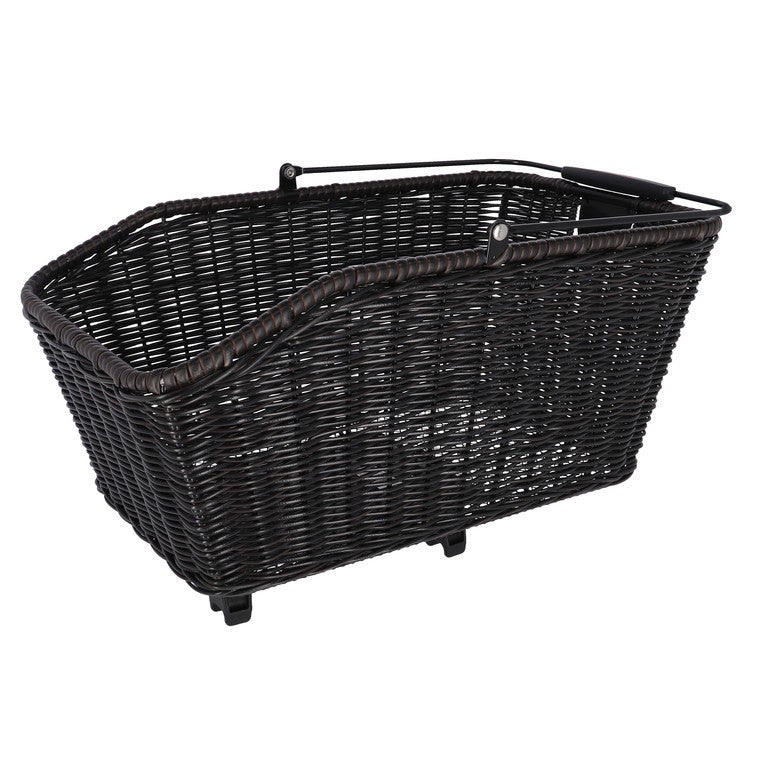 Cestino post. KLICKfix Structura GT 44x24x20cm,nr,intrecciato,c.KorbKlip