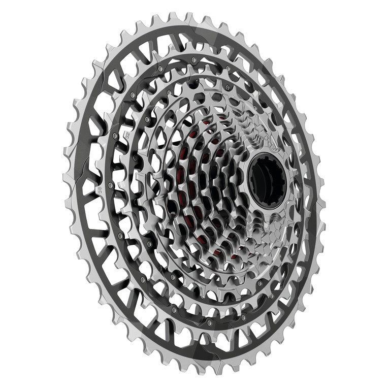 SRAM XG-1391 E1 XPLR 13-fach Kassette, 10-46 Zähne, XDR-Körper, silber