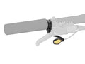 Indicatore di direzione b&m Turntec per batterie e-bike con 10V-48V DC, 2W