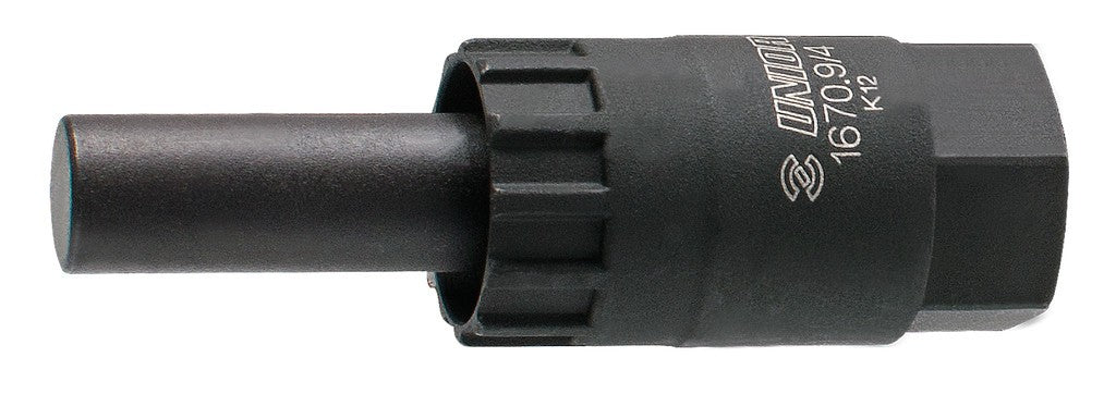 Unior Kassettenschlüssel mit 12-mm-Führungsstift, 1670.9/4