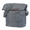 Bolso de mano Basil City gris, 13 x 29 x 31 cm, 14-16 l, con cierre de gancho