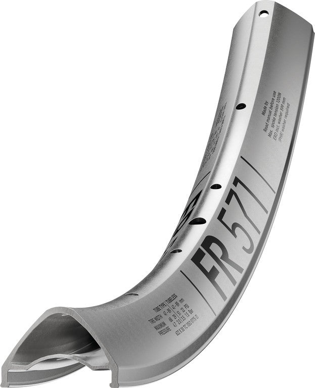 Llanta DT Swiss FR 571 DB de 29", plateada, 32 agujeros, 622-30 mm