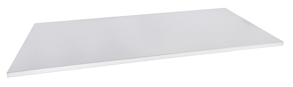 Encimera de madera Unior 990TW-SST con cubierta de acero inoxidable, longitud: 2500 mm