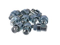 Bulloni asta M 5 x 15 mm 10 pz. al sacc.zincato foro 4,7 mm