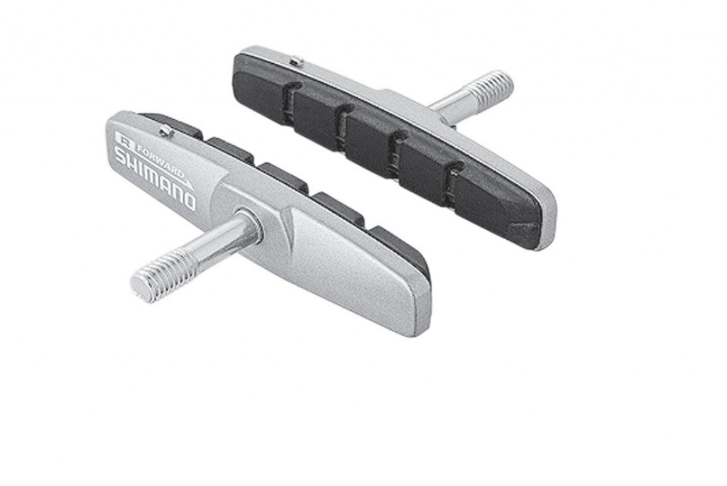 Pattini freno Shimano S70C per V-Brake argento, al paio,per BRM431/430
