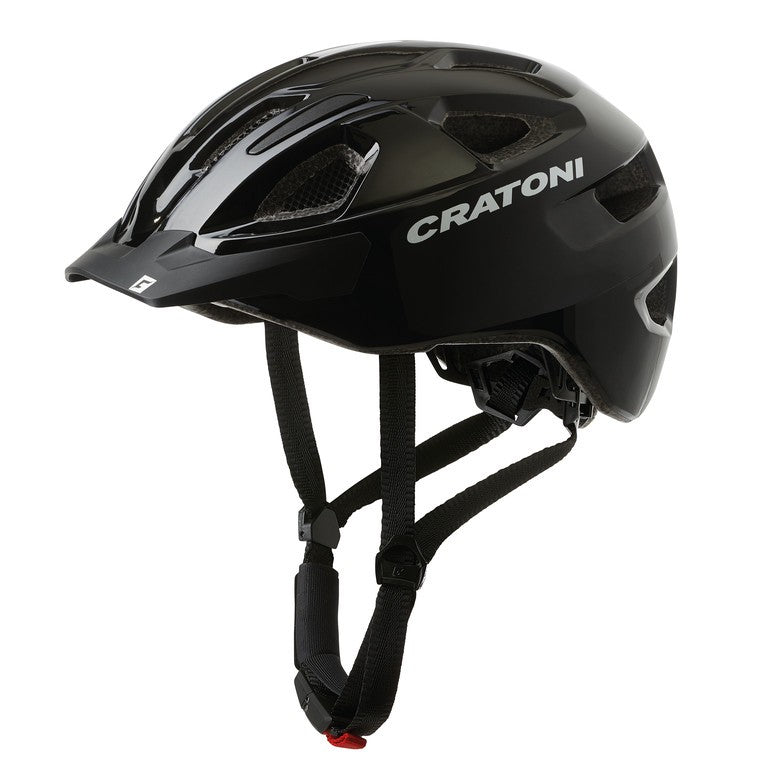 Casco bici Cratoni C-Swift (City) t. unica (53-59cm) nero lucido