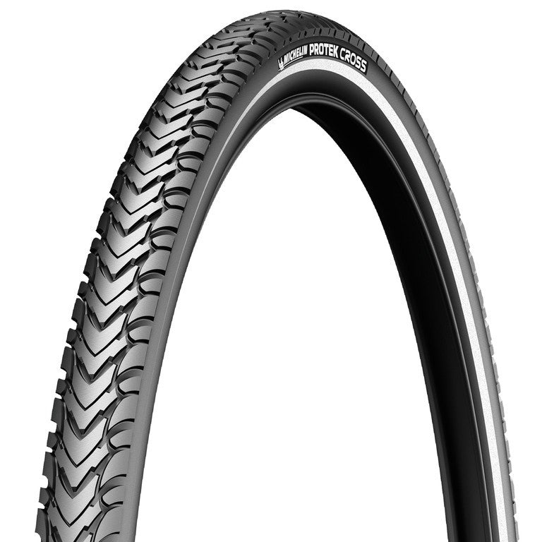 Michelin Protek Cross Starrrahmenreifen 28" 700x40C 42-622 schwarz reflektierend.