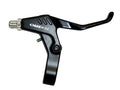 Leva freno Tektro RS 360-A sx, nero, 2 dita, alluminio