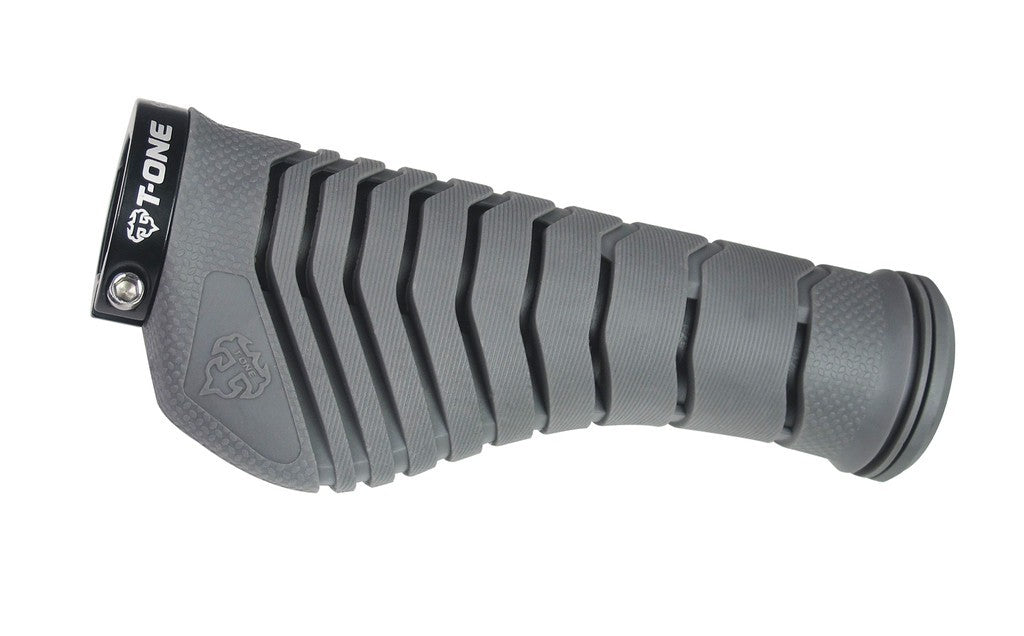 Puños T-One Aero de 130 mm, individuales, gris/negro